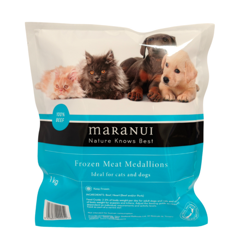 Maranui Nature Knows Best 1kg Medallions - Beef