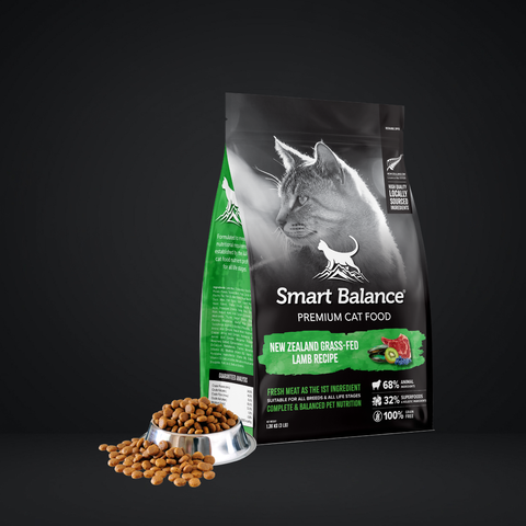Smart Balance Grass Fed New Zealand Lamb - Cat Kibble 1.36kg