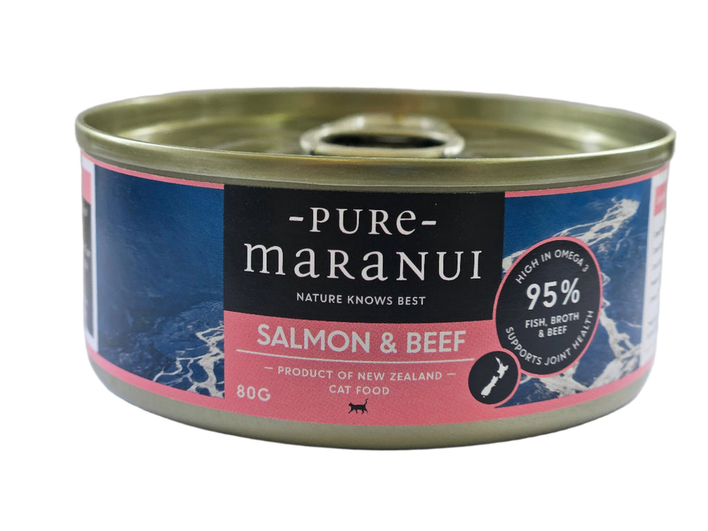 Pure Maranui Salmon & Beef cat food