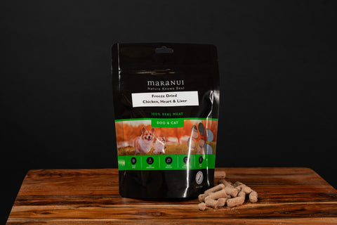 Freeze Dried Chicken, Heart & Liver Pellets - 70gms