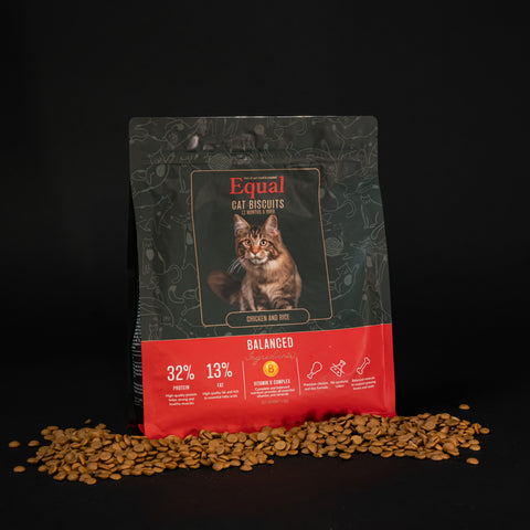 Equal Cat Biscuits – 1.5kg - Opened