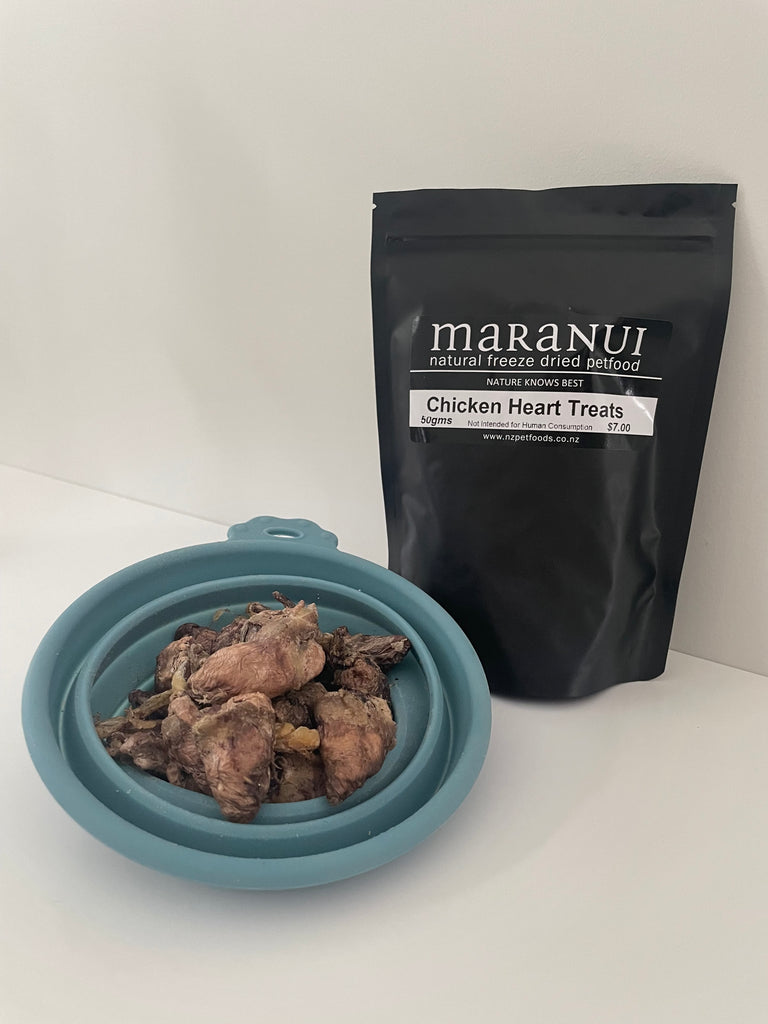 Freeze Dried Chicken Hearts - 50gms
